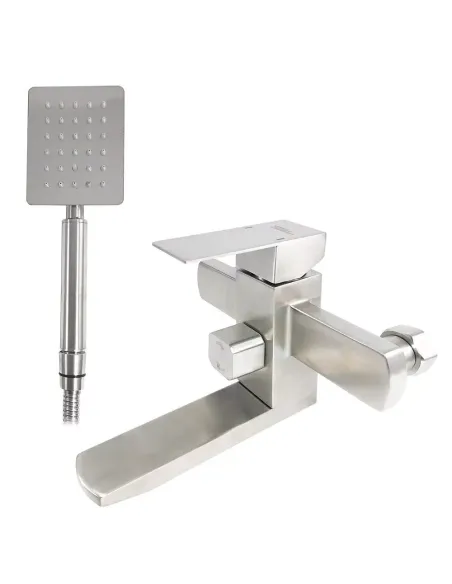 Смеситель для ванны Wezer PRO3-02, с коротким изливом