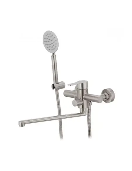 Змішувач для ванни Wezer EKO7-09 з душовим набором, сатин