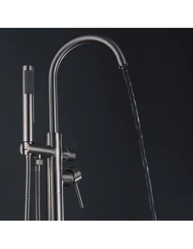 Напольный смеситель для ванны Wezer EKO19A-01, с душевым набором