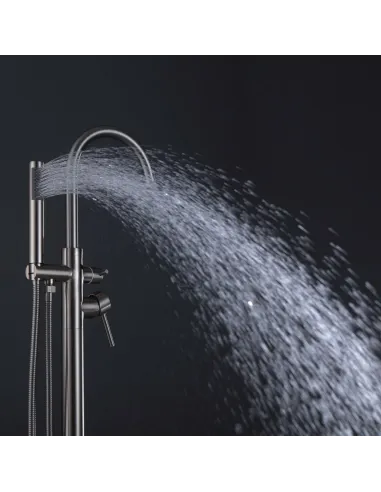 Напольный смеситель для ванны Wezer EKO19A-01, с душевым набором