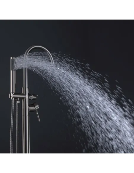 Напольный смеситель для ванны Wezer EKO19A-01, с душевым набором