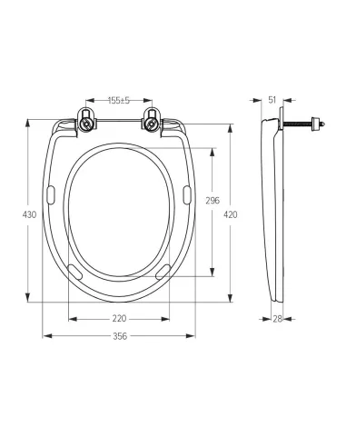 Сиденье для унитаза SoloPlast СП-8