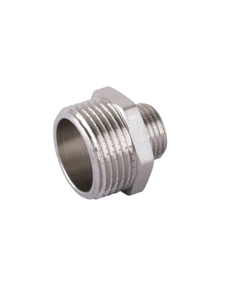 Ніпель латунний Solomon 8208 N ПН 1 х 3/4 дюйма