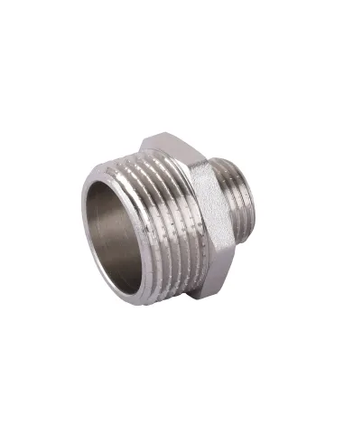 Ниппель латунный Solomon 8208 N НН 1 1/4 х 1 дюйм