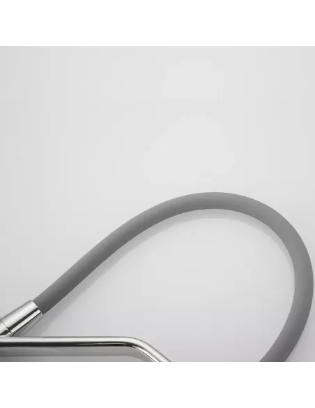 Змішувач для кухні Wezer INX4A-08 із підключенням до очищення води, сірий гофровилив