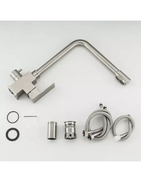 Смеситель для кухни Wezer PRO4C-02 с подключением к очистке воды