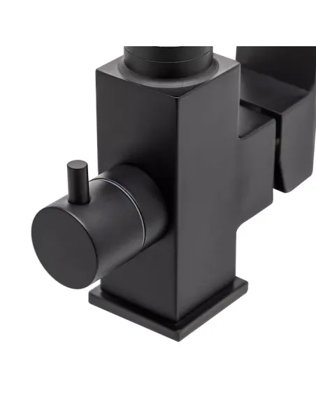 Смеситель для кухни Wezer PRO4C-02-BLACK с подключением к очистке воды