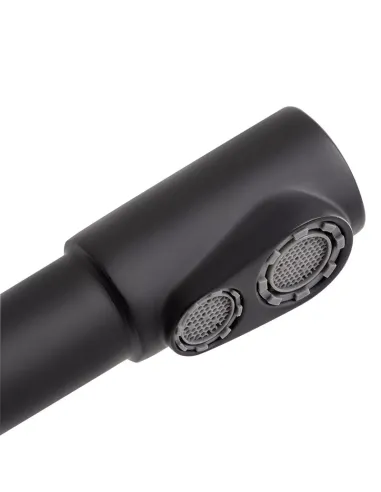 Смеситель для кухни Wezer PRO4C-02-BLACK с подключением к очистке воды