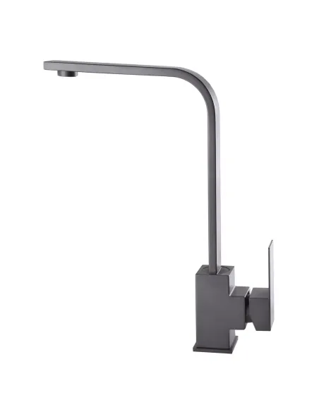 Змішувач для кухні Wezer PRO4-02-GUNGREY, нержавіюча сталь