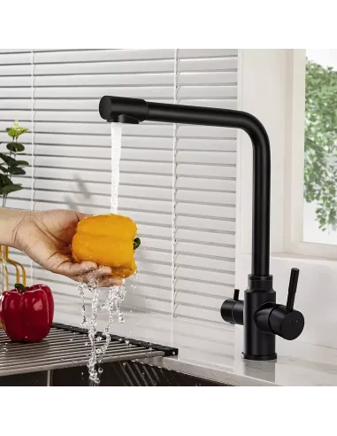 Смеситель для кухни Wezer EKO4C-01 с подключением к очистке воды