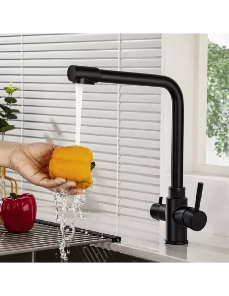 Смеситель для кухни Wezer EKO4C-01 с подключением к очистке воды