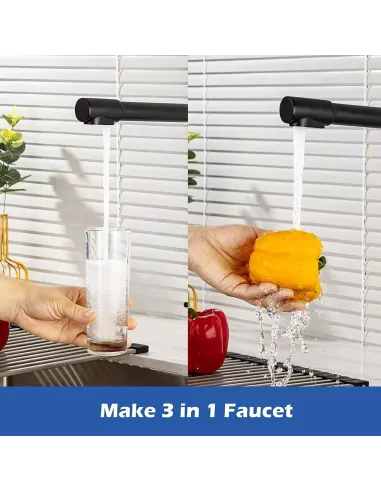 Смеситель для кухни Wezer EKO4C-01 с подключением к очистке воды