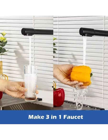 Смеситель для кухни Wezer EKO4C-01 с подключением к очистке воды