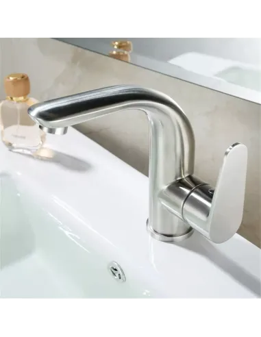 Змішувач для умивальника Wezer INX1A-04, одноважільний