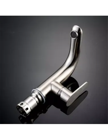 Змішувач для умивальника Wezer INX1A-04, одноважільний