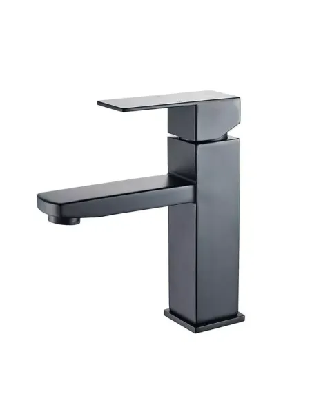 Смеситель для умывальника Wezer PRO1-02-BLACK, однорычажный