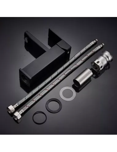 Змішувач для умивальника Wezer PRO1-02-BLACK, одноважільний