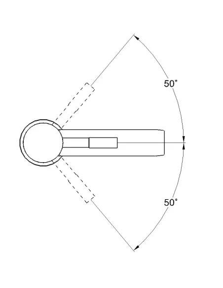 Змішувач для умивальника Wezer EKO11A-01, одноважільний, високий