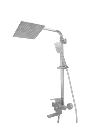 Душевая система с изливом Wezer PRO16-02, нержавеющая сталь