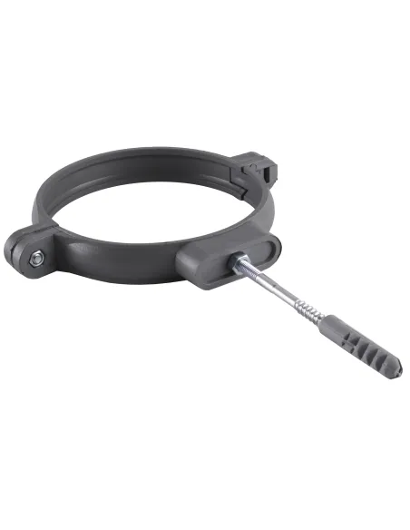 Хомут для труби 110 мм VS Plast у зборі з гайкою та дюбелем