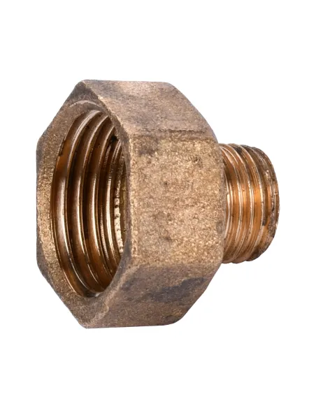 Переходник редукционный латунный VA 639Б ВН 1/2 х 1/4 дюйма, литейный