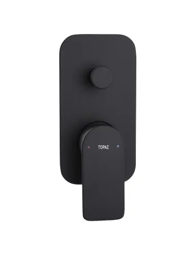 Смеситель для ванны скрытого монтажа Topaz Sardinia TSG 08202-V-H20-BL, черный