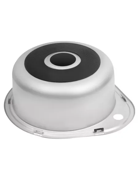 Мойка для кухни круглая Wezer 4843(06) Decor из нержавеющей стали, 480 x 430 x 160 мм