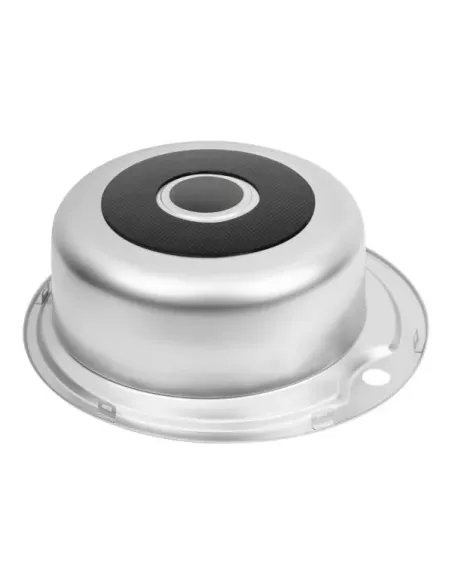 Мойка для кухни круглая Wezer 510(06) Satin из нержавеющей стали, 510 x 510 x 180 мм