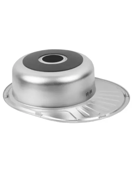 Мойка для кухни овальная Wezer 5745(08) Deсor из нержавеющей стали, 570 x 450 x 180 мм Мойка для кухни овальная Wezer 5745(08) Deсor из нержавеющей стали, 570 x 450 x 180 мм