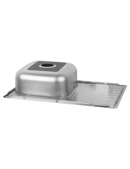 Мойка для кухни прямоугольная Wezer 7848(08) Satin из нержавеющей стали, 780 x 480 x 180 мм Мойка для кухни прямоугольная Wezer 7848(08) Satin из нержавеющей стали, 780 x 480 x 180 мм