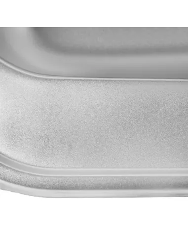 Мойка кухонная квадратная Wezer 4947(08) Sati из нержавеющей стали, 490 x 470 x 180 мм