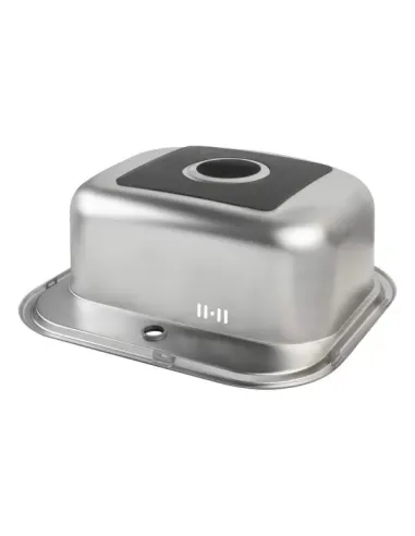 Мойка кухонная квадратная Wezer 4947(08) Sati из нержавеющей стали, 490 x 470 x 180 мм