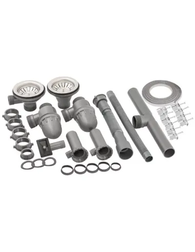 Мойка для кухни прямоугольная Wezer 7850(08) Satin из нержавеющей стали, с двумя чашами