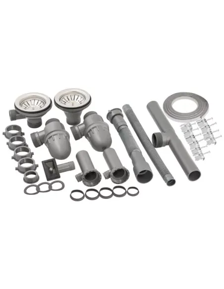 Мойка для кухни прямоугольная Wezer 7850(08) Satin из нержавеющей стали, с двумя чашами