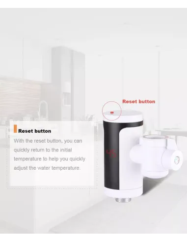 Смеситель для кухни с подогревом воды Wezer RKF-10C