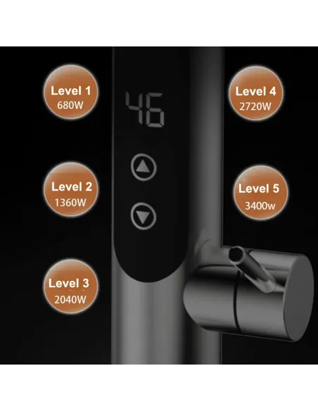 Змішувач для кухні з підігрівом води Wezer RSH-601-REFLECTOR з гнучким виливом