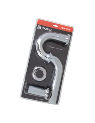 Сифон для умывальника Wezer WSR-102S, под донный клапан, 1 1/4 дюйма