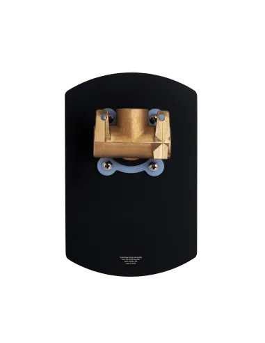 Змішувач для умивальника Q-tap Slavonice QTSLA267BLM45903 Black Matt прихованого монтажу, без виливу