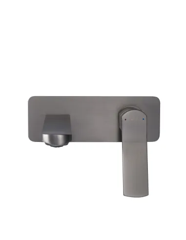 Смеситель для раковины в ванной Q-tap Slavonice QTSLA273GMB45920 Gunmetal Black PVD