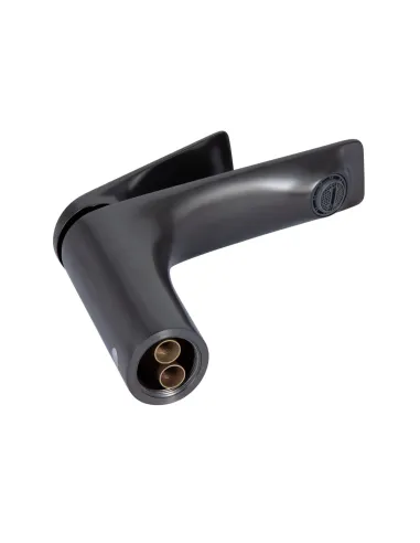 Змішувач для раковини у ванній кімнаті Q-tap Vlasta New QTVLA270GMB45641 Gunmetal Black PVD