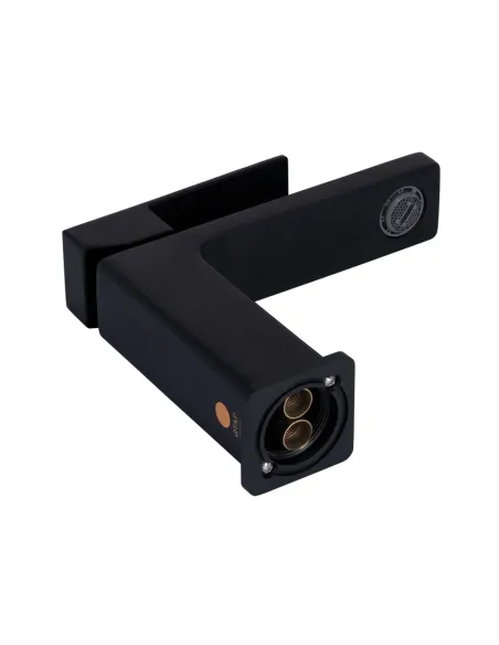 Змішувач для раковини у ванній Q-tap Gemini QTGEM270BLM45674 Black Matt