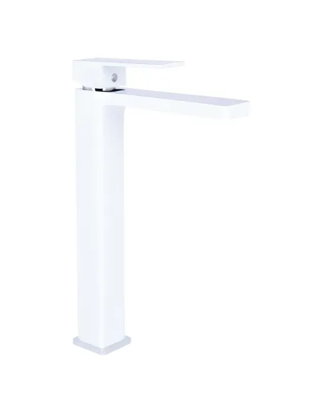 Смеситель для раковины в ванной Q-tap Gemini QTGEM269CRW45679 Chrome/White