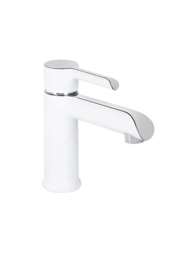 Змішувач для раковини Q-tap Grand QTGRA272CRW45671 Chrome/White з гігієнічним душем