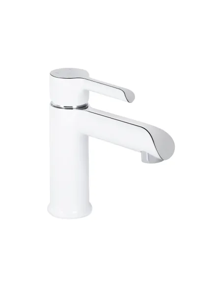 Змішувач для раковини Q-tap Grand QTGRA272CRW45671 Chrome/White з гігієнічним душем