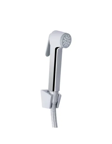 Змішувач для раковини Q-tap Grand QTGRA272CRW45671 Chrome/White з гігієнічним душем