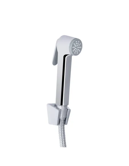 Змішувач для раковини Q-tap Grand QTGRA272CRW45671 Chrome/White з гігієнічним душем