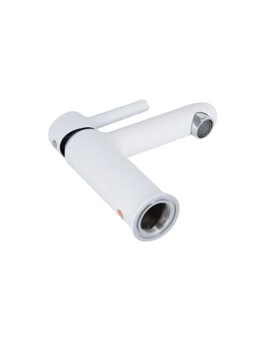 Змішувач для раковини Q-tap Grand QTGRA272CRW45671 Chrome/White з гігієнічним душем