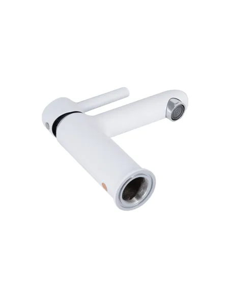 Змішувач для раковини Q-tap Grand QTGRA272CRW45671 Chrome/White з гігієнічним душем