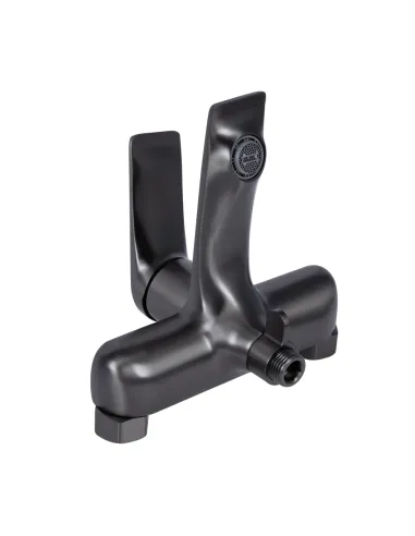 Смеситель для ванны с душем Q-tap Vlasta New QTVLA259GMB45643 Gunmetal Black PVD