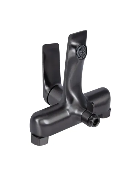 Смеситель для ванны с душем Q-tap Vlasta New QTVLA259GMB45643 Gunmetal Black PVD